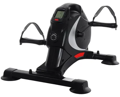 Immagine prodotto di SPORTNOW pedal trainer mini cyclette silenziosa con 8 livelli di resistenza magnetica