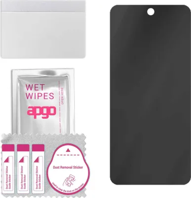 Produktbild von apgo Hybrid Privacy Schutzglas, Matt, kompatibel mit Redmi 10, Anti-Spy, toller Ersatz für Hartglas, kratzfester Displayschutzglas, Displayschutz, Full Glue