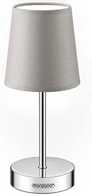 Productafbeelding van Tafellamp 32 cm Stoffen Kap E14 Metaal voor Woonkamer en Slaapkamer