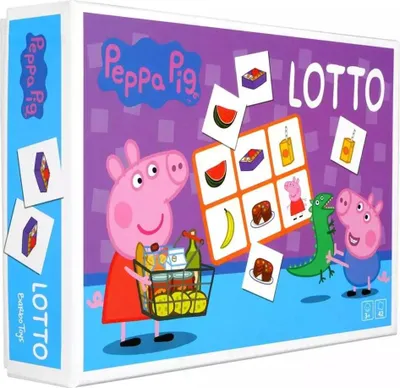 Zdjęcie produktu dla Barbo Toys Peppa Pig Lotto, Gra karciana, Gry hazardowe, 3 lat(a)