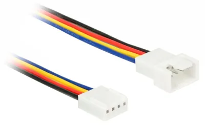 Produktbild von DeLOCK Verlängerungskabel PWM Lüfteranschluss 4 Pin, (30cm)