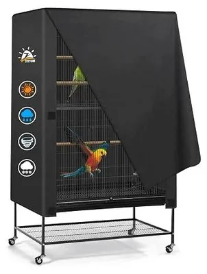 Zdjęcie produktu dla Pokrowiec na klatkę dla ptaków 48X48X102CM tkanina 600D wodoodporny