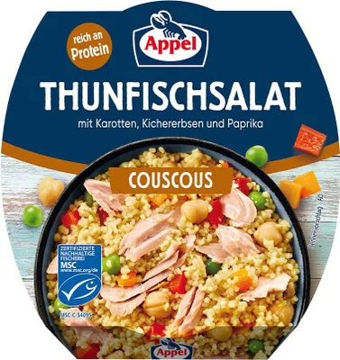 Produktbild von Appel MSC Thunfischsalat Couscous 160g
