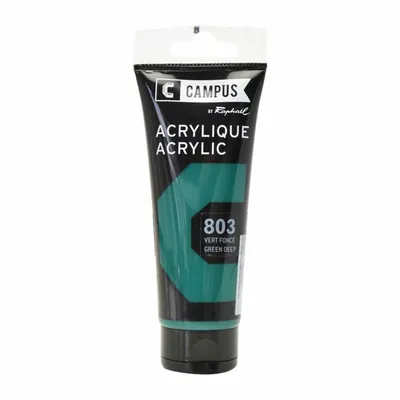 Produktbild von Acrylfarbe 100 ml - Dunkelgrün Nr. 803