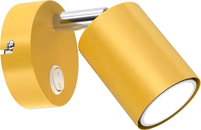 Immagine prodotto di Faretto giallo per bambini con interruttore Fun 1xGU10 8W Luminex