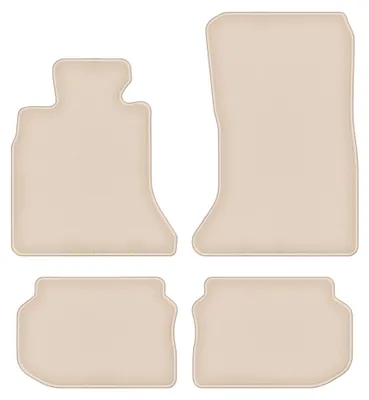 Produktbild von Velours-Fußmatten für BMW 5 F10 2010-2013 (Limousine) – 4-tlg, Beige, passgenau – Wielganizator FORTUNA