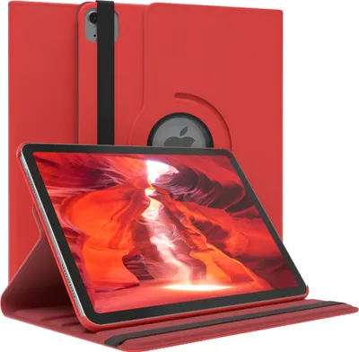 Produktbild von EAZY CASE - Tablet Hülle für Apple iPad Air 11 (2024) Schutzhülle, Tablet Case 360° drehbar in Rot