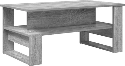 Image de Table basse Gris Sonoma 90 x 50 x 40 cm Bois d'ingénierie