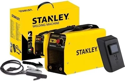 Produktbild von Stanley Schweißgerät (15-200 A) für professionelle und private Nutzung, mit Zubehör, 5-teiliges Set