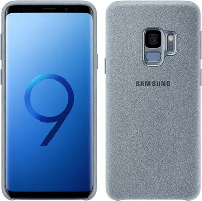 Image de Samsung Alcantara Cover vert menthe compatible avec le Galaxy S9