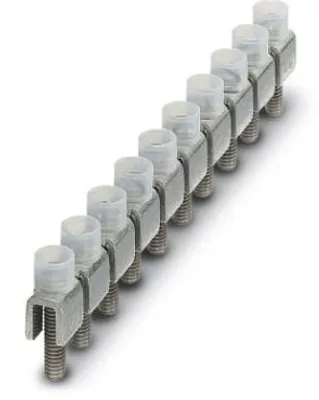 Obrázok produktu pre Phoenix Contact 0203454, Zásuvný mostík, 10 kusov, Meď, Strieborná, 118,4 mm, 21,4 mm