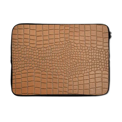 Produktbild von MuchoWow® Laptop Hülle 13 Zoll Leder - Textur - Tierhaut Laptoptasche - Laptophülle - Sleeve - Rundumschutz