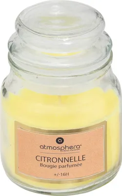 Zdjęcie produktu dla Świeca zapachowa "eloa" o zapachu cytryny i trawy cytrynowej, 70g - Atmosphera, dekoracje wnętrz