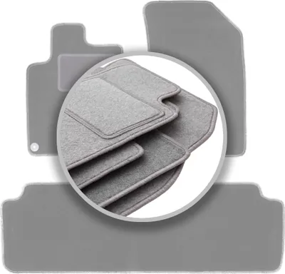 Produktbild von Autoteppiche aschgrau für: Peugeot 407 Coupé, Limousine, Kombi, SW (2004-2011)