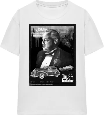 Image de The Godfather - T-shirt Homme/Femme Unie TV15713 (XL) (Blanc)