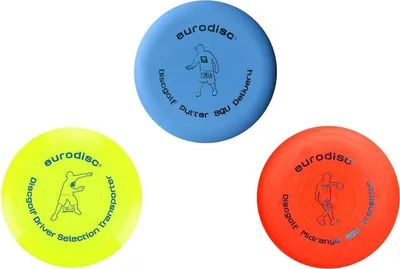 Obrázok produktu pre Elliot Eurodisc Disc Golf Set SQU 478 g blau/orange/gelb