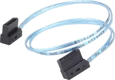 Zdjęcie produktu dla Silverstone CP11, 0,5 m, SATA III, Męska/Męska, Czarny