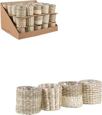 Produktbild von Übertopf Alexis Ø 10 x 9 cm weiß-beige