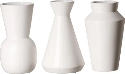 Produktbild von Ritzenhoff & Breker Kalmar Vasen-Set 20 cm 3-teilig weiß