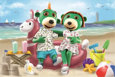 Immagine prodotto di Puzzle Treflings: Sulla spiaggia 54 pezzi