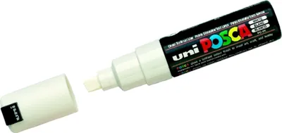 Image de Marqueur POSCA PC-8K Blanc (6 pièces)
