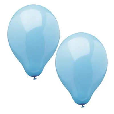 Produktbild von PAPSTAR Luftballons Durchmesser: 250 mm hellblau 10 Stück