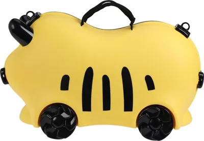 Obrázek produktu pro Dětský cestovní kufřík na kolečkách BuggyBag  (52×21×32 cm), tygřík žlutý