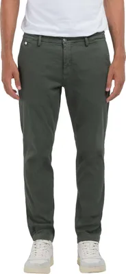 Produktbild von Replay Chino einfarbig grün Baumwolle Benni Regular Fit