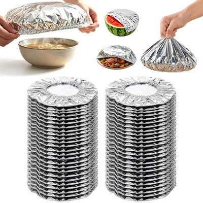 85 Aluminiumfolie-Isolierhauben 23 cm, wiederverwendbar