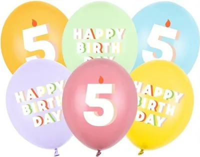 Immagine prodotto di Balony 5 mix 30cm 50szt