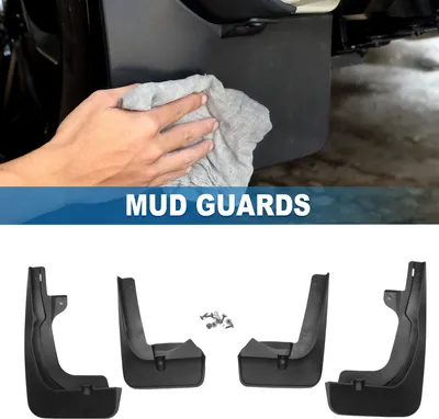 Image de Boue Garde-Boue Avec Accessoires De Montage Avant Et Arrière pour Lexus RX500H 2023 2024 (Lot De 4)