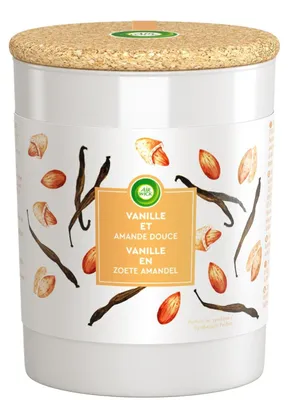Image de Bougie parfumée Airwick 185 g, vanille et amande douce