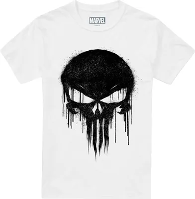 Obrázek produktu pro The Punisher - pánské tričko TV15156 (5XL) (Bílá)