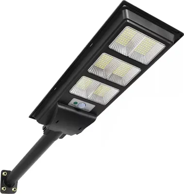 Produktbild von 90W LED-Solar-Straßenlaterne für den Außenbereich Wasserdichtes solarbetriebenes Straßenlicht Menschliche Körperwahrnehmungslampe mit Fernbedienung