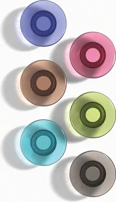 Produktbild von Großes Glas-Whiteboard mit starken Magneten - 6 Stück - verschiedene Farben