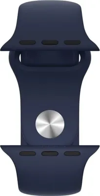 Produktbild von Apple Sportarmband dunkelmarine 44mm für Apple Watch 42/44/45mm, Fluorelastomer, strapazierfähig, weich, innovativer Stiftverschluss