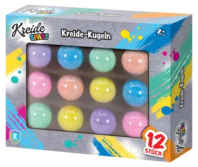 Produktbild von KREIDESPASS - Kreide-Kugeln, 12 Stück