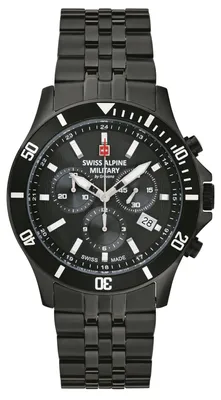 Produktbild von Swiss Alpine Military Herren Armbanduhr 42 mm Armband Edelstahl 7022.9177