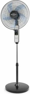 Obrázek produktu pro Orbegozo SF 0346, Domácí vrtulový ventilátor, Černá, Stříbrná, Podlaha, 45 cm, 0 - 150 mm, 7,5 h