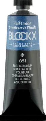 Produktbild von Blockx 3x Ölfarbe, Colinblau - Tube 35ml - Blau Ceruleum 213651BXC