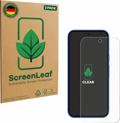 Produktbild von 2x ScreenLeaf Schutzfolie für Google Pixel 10 Displayschutz Display Schutz Folie Klar Transparent