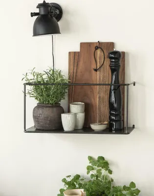 Produktbild von Vintage Wandregal, Regal BLASIUS 53 cm, im Landhaus Stil Metall