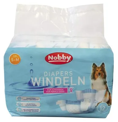 Produktbild von Nobby Windeln f. Hündinnen 12 St.; S ; 28 - 40 cm