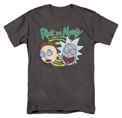 Immagine prodotto di Maglietta unisex "Blown Minds" di Rick and Morty, taglia S, colore antracite (TV40779), productTiles.product.images.aiGenerated