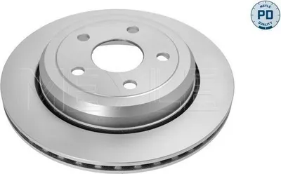 Produktbild von 2x MEYLE Bremsscheibe 57-15 523 0006/PD hinten 63 5mm 330mm