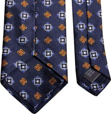 Produktbild von Krawatte für Herren, Blau mit Muster
