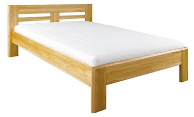 Produktbild von Betten Holzbett Echtes Holz Bett Hotel Design Stil Massive 140x200 Schlafzimmer
