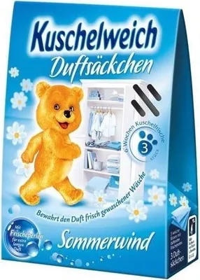 Produktbild von Kuschelweich, Saszetki zapachowe Sommer Wind, 3 sztuki