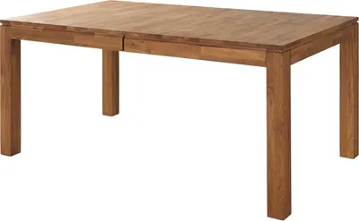 Produktbild von Esstisch - Wildeiche massiv geölt - 160 x 90 cm - ausziehbar