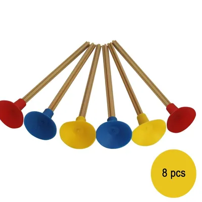 Pfeile-Set 6 Stück Sicherheitspfeile aus Holz für Kinder Zubehör für Armbrust Pfeil und Bogen Indianer Rollenspiel für Kinder hochwertiges Holzspielzeug made in Germany